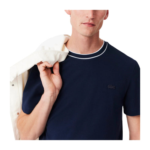 Lacoste T-shirt T-shirt Uomo scollatura a righe 3 P25 - LACOSTETH8174 - 166 - 3 - Francavilla Moda